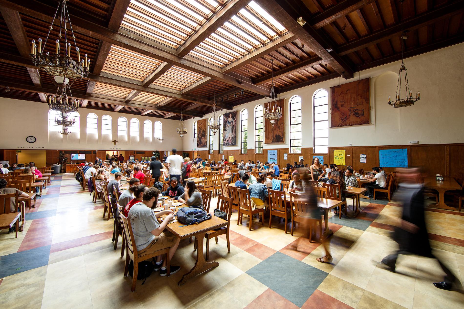Students in Oliver Hall in September 2022
