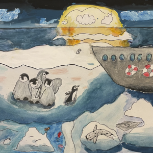 Penguins on an Iceberg